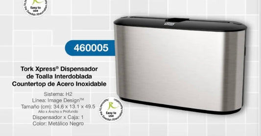 Dispensador Toalla Interdoblada