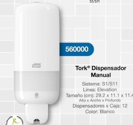 Dispensador jabón líquido, spray y gel antiséptico