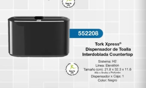 Dispensador Toalla Interdoblada