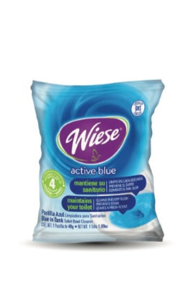 Pastilla azul para tanque