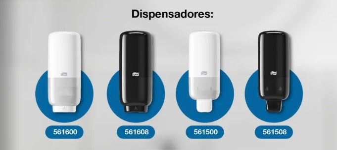 Dispensador en espuma y sanitizante