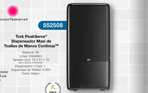 Dispensador para Toalla Continua