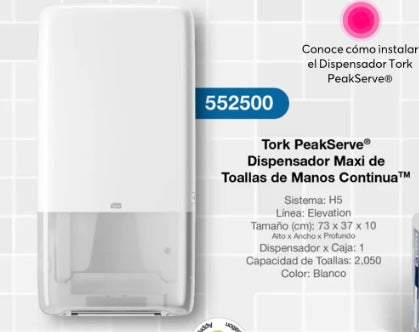 Dispensador para Toalla Continua