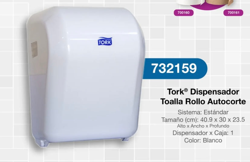 Dispensador toalla en rollo