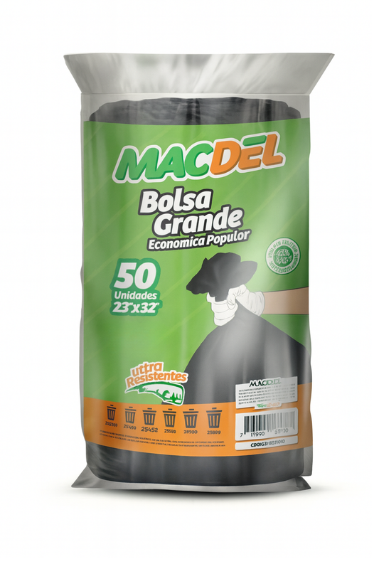 Bolsa P/Basura
Grande Negra