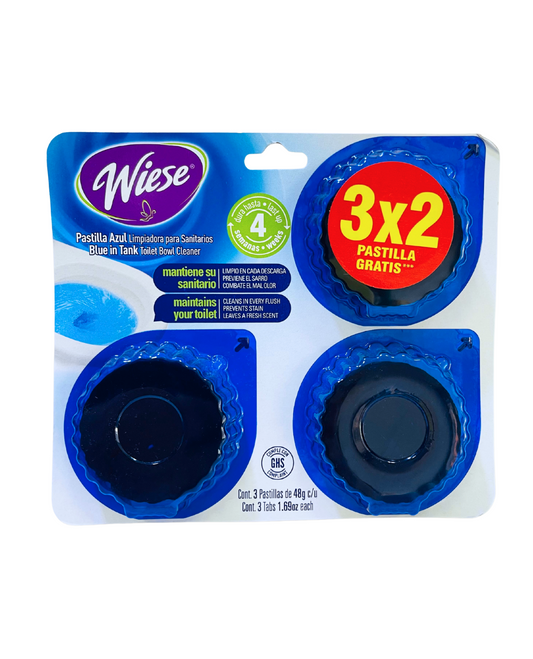 Pastilla azul para tanque Wiese